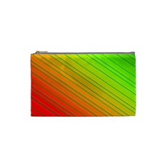 Orange Green Gradient Hunter Cosmetic Bag (small)