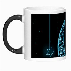 Moon Star Neon Wallpaper Morph Mugs by Dutashop