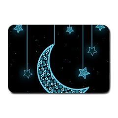 Moon Star Neon Wallpaper Plate Mats
