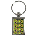 Smiley Background Smiley Grunge Key Chain (Rectangle) Front