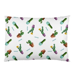 Cacti In Pots Pillow Case (two Sides) by SychEva