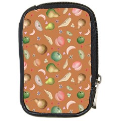 Watercolor fruit Compact Camera Leather Case