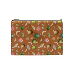 Watercolor fruit Cosmetic Bag (Medium)