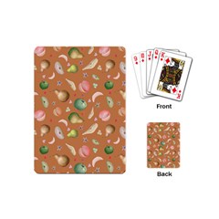 Watercolor Fruit Playing Cards Single Design (mini) by SychEva