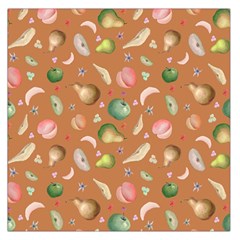 Watercolor fruit Large Satin Scarf (Square)