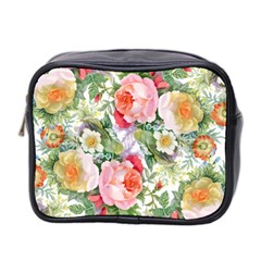 Garden Flowers Mini Toiletries Bag (two Sides) by goljakoff