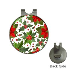 Christmas Berry Hat Clips With Golf Markers by goljakoff