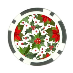 Christmas Berry Poker Chip Card Guard (10 Pack)