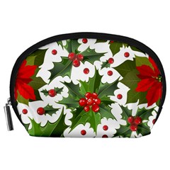 Christmas Berry Accessory Pouch (large) by goljakoff