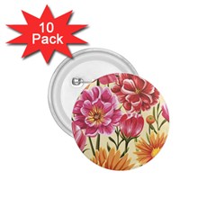 Flowers 1 75  Buttons (10 Pack) by goljakoff