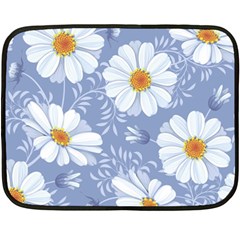 Chamomile Flowers Double Sided Fleece Blanket (mini)  by goljakoff