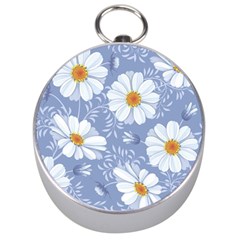 Chamomile Flowers Silver Compasses by goljakoff