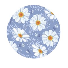 Chamomile Flowers Mini Round Pill Box by goljakoff