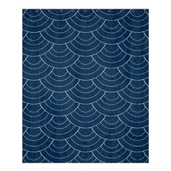 Blue Sashiko Plaid Shower Curtain 60  X 72  (medium)  by goljakoff