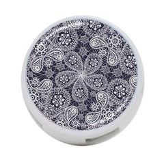 Flowers Mandala Ornament 4-port Usb Hub (two Sides) by goljakoff