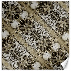 Vintage Ornate Interlace Pattern Canvas 12  X 12  by dflcprintsclothing