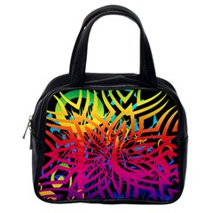 Abstract Jungle Classic Handbag (one Side)