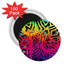 Abstract Jungle 2 25  Magnets (100 Pack) 