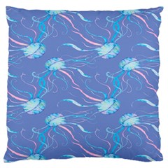 Jelly Fish Standard Flano Cushion Case (one Side) by Sparkle