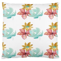 Floral Nature Large Flano Cushion Case (one Side) by Sparkle