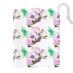 Floral Art Drawstring Pouch (4xl) by Sparkle