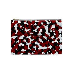 Camouflage Rouge Cosmetic Bag (medium) by kcreatif