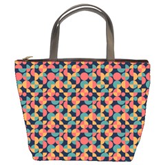 Beautiful Shapes Pattern Bucket Bag by designsbymallika