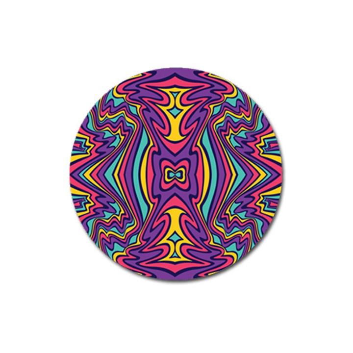 Abstract Pattern Magnet 3  (Round)
