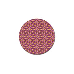 Geometric Groovy Pattern Golf Ball Marker