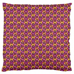 Geometric Groovy Pattern Large Cushion Case (one Side) by designsbymallika