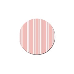 Bandes Blanc/rose Clair Golf Ball Marker