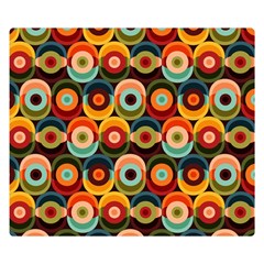 Multicolor Geometric Pattern Double Sided Flano Blanket (small)  by designsbymallika