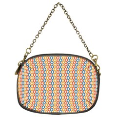 Psychedelic Groovy Pattern Chain Purse (one Side) by designsbymallika