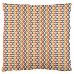Psychedelic Groovy Pattern Large Flano Cushion Case (one Side) by designsbymallika