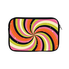 Psychedelic Groovy Orange Apple Ipad Mini Zipper Cases by designsbymallika