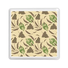 Folk Floral Pattern  Flowers Print  Memory Card Reader (square) by Eskimos