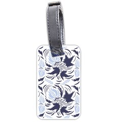 Folk Floral Pattern  Flowers Print  Luggage Tag (one Side) by Eskimos