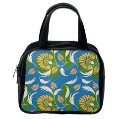 Folk Floral Pattern  Flowers Print  Classic Handbag (one Side) by Eskimos