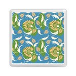 Folk floral pattern. Flowers print. Memory Card Reader (Square) Front