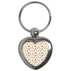 Vegetables Athletes Key Chain (heart) by SychEva