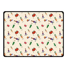 Vegetables Athletes Fleece Blanket (small) by SychEva