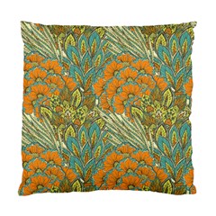 Orange Flowers Standard Cushion Case (two Sides) by goljakoff