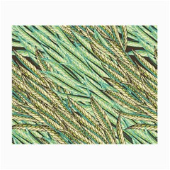 Green Leaves Small Glasses Cloth (2 Sides) by goljakoff