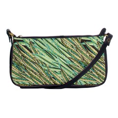 Green Leaves Shoulder Clutch Bag by goljakoff