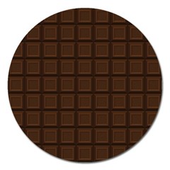 Chocolate Magnet 5  (round) by goljakoff