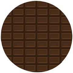 Milk Chocolate Wooden Puzzle Round by goljakoff