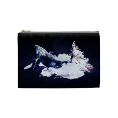 Blue Whale Dream Cosmetic Bag (medium) by goljakoff