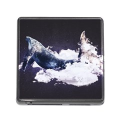 Blue Whale Dream Memory Card Reader (square 5 Slot) by goljakoff
