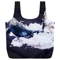 Blue Whale Dream Full Print Recycle Bag (xxl)