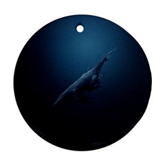 Blue Whales Ornament (round) by goljakoff